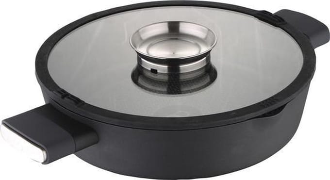 Bergner Infinty Chefs Braadpan 28Cm - Deksel Met Aromatizer - Voor Inductie