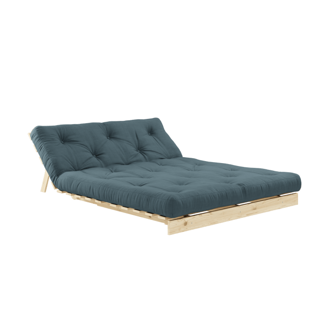 Karup Slaapbank Roots 140 - 757 Petrol Blue - 100 raw