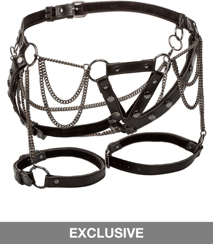 CalExotics - Euphoria Collection - Plus Size - Thigh Harness With Chains