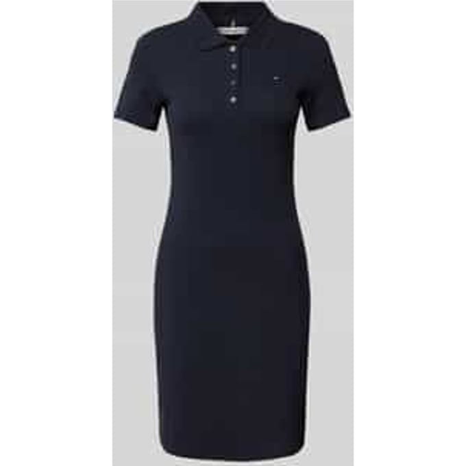 Polo-jurk met logostitching, model '1985'