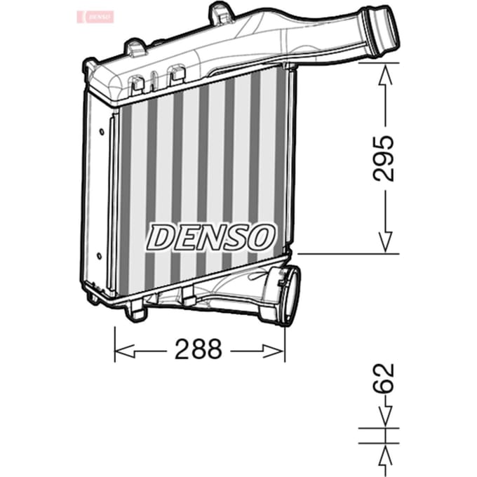 Intercooler DENSO DIT28019