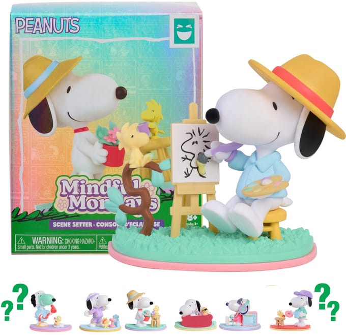 Happy Haul - Peanuts Snoopy 'Mindful Mondays' Blind box - Mini scenes collectie
