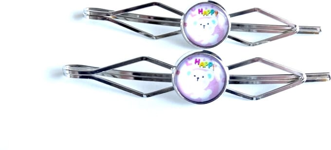 2 Love it Happy Bear - Schuifspeldjes  - Set van 2