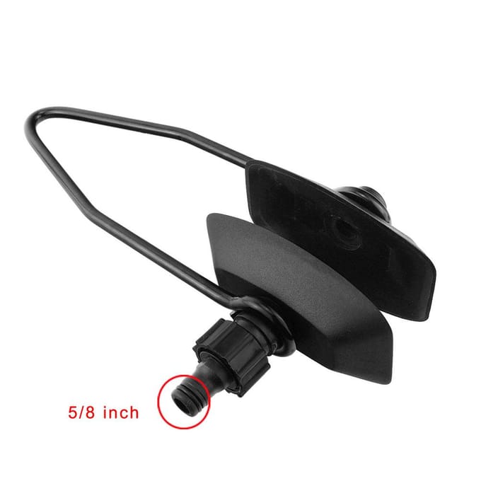 Chasse d'eau universel pour moteur hors-bord, cache-oreilles pour bateau noir