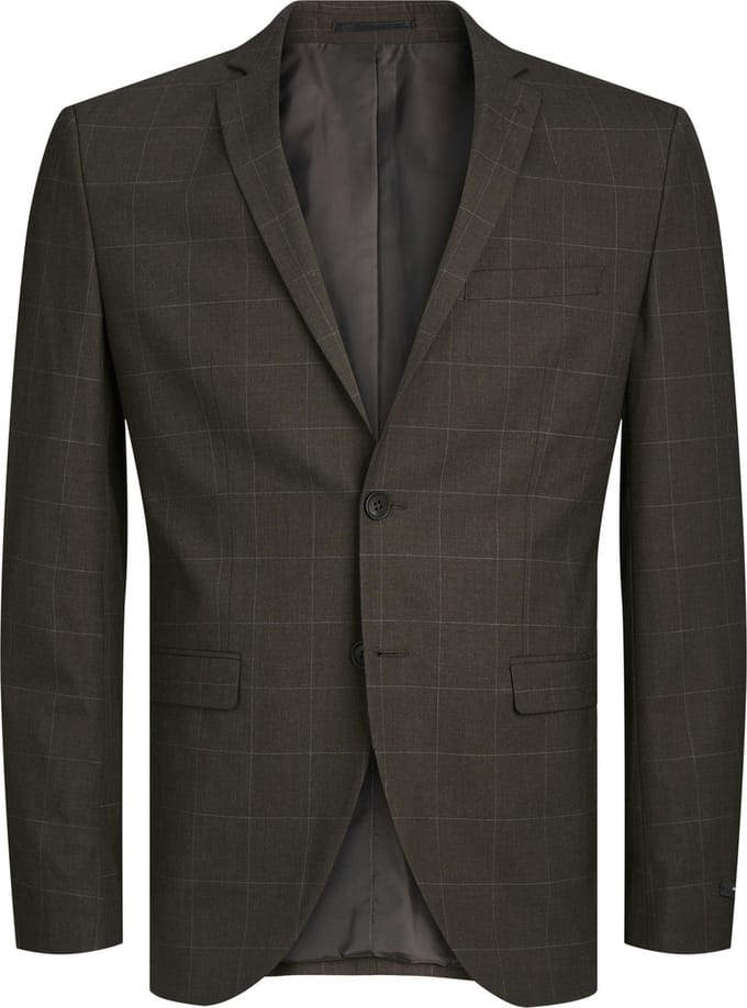 JACK&JONES - JPRSOLARIS CHECK BLAZER SN - Heren - Colberts