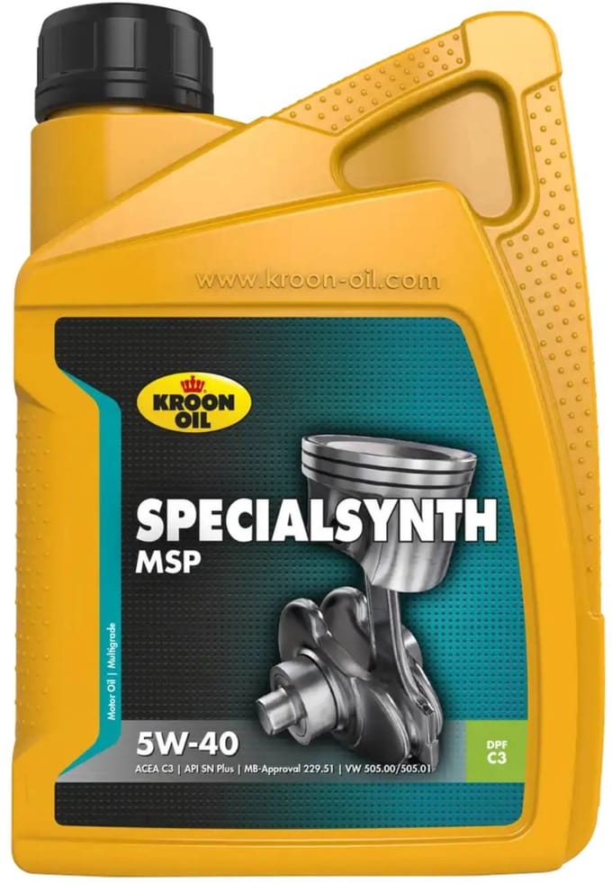 Kroon-Oil Specialsynth MSP - Motorolie - 5W-40 - 1 Liter - Synthetisch