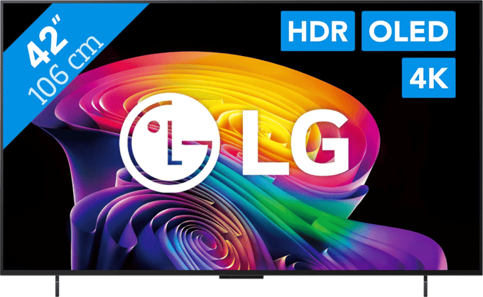 LG 42" Flat screen TV OLED 4K Dolby Vision OLED42C68LA OLED evo Smart TV UHD 120 Hz