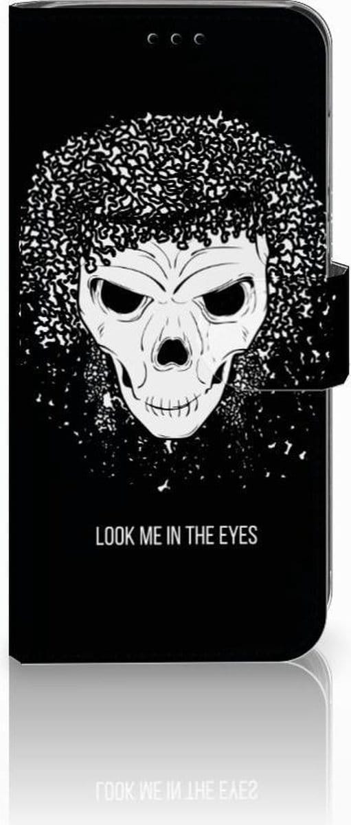 Telefoonhoesje met Naam Huawei P20 Lite Skull Hair