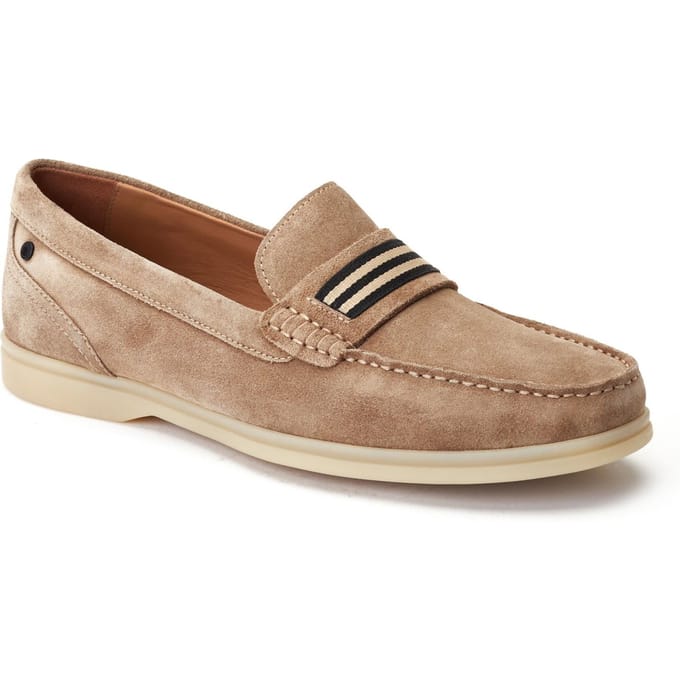 Base London Drum Leren Heren Sand Loafers