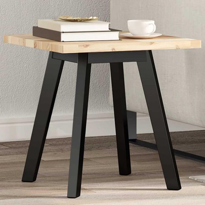 Vierkante Houten Tafelblad Massief Acaciahout 40x40cm Vervangingstafelblad