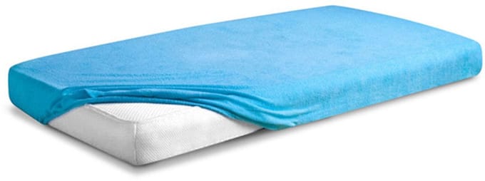 Terry Hoeslaken met Elastiek 160x200cm - Turquoise