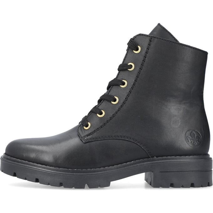 Rieker Veterboots zwart Synthetisch - Maat 38