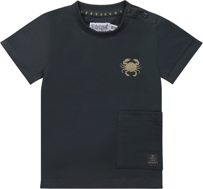 Dirkje-Jongens T-Shirt ss-Staall blauw