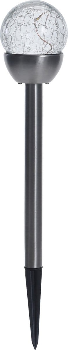 Pro Garden Buitenspot Solar Led 36 X 6 Cm Staal Zilver