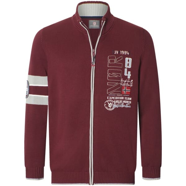 Vest ROLUF donkerrood