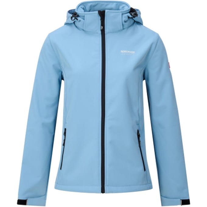 Nordberg Ingrida Softshell Jas Dames - Lichtblauw - Maat M