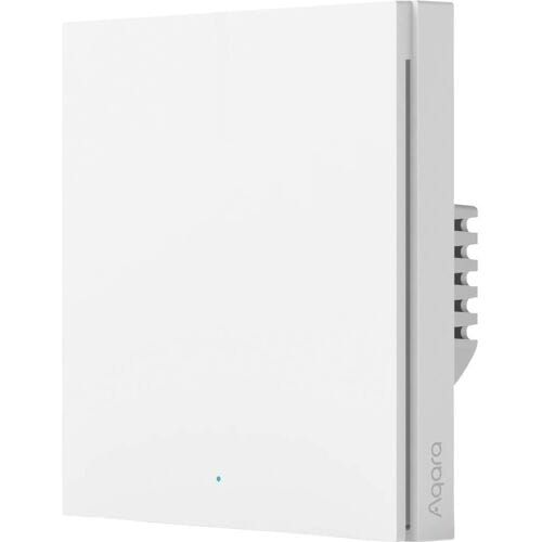 Aqara Smart Wall Switch H1 (with neutral, single rocker) - Zigbee 3.0 - enkele schakelaar - één knop - met Nuldraad