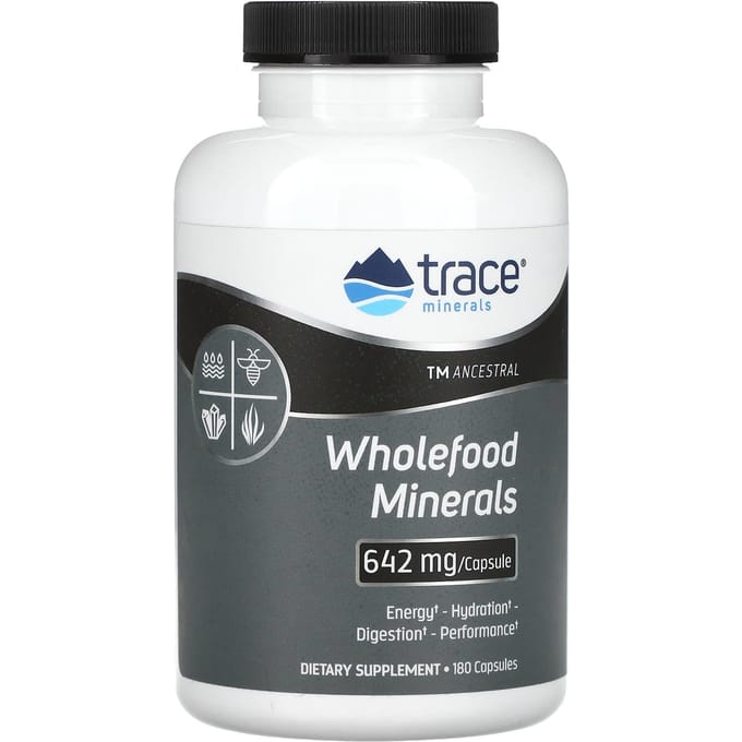 Tm Ancestral, Natuurlijk Voedingsmineraal, 642Mg, 180 Capsules