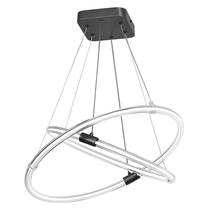 OSRAM Decor Celestio Hanglamp, 21W, 2400lm, 3000K, Donkergrijs, Polycarbonaat, Click Dim, Filamentontwerp