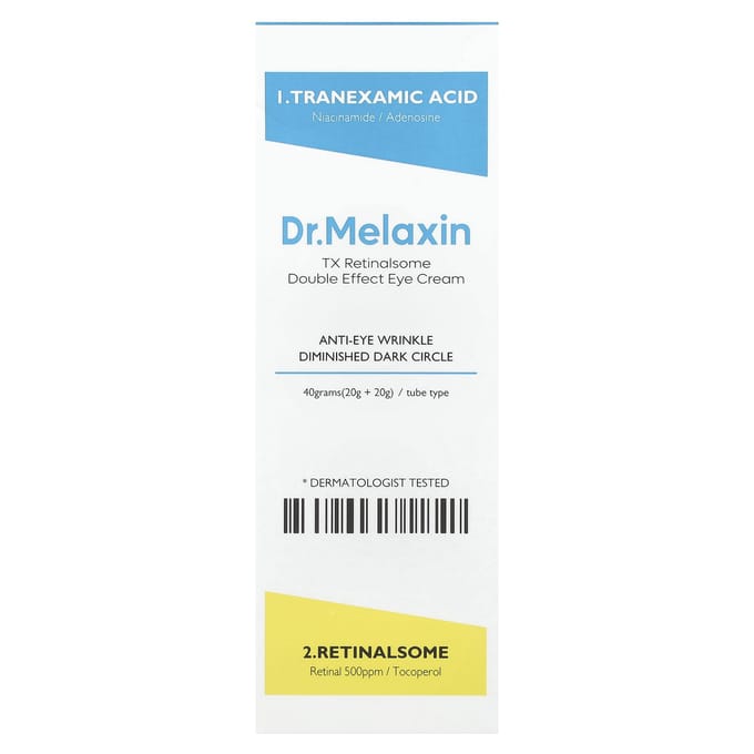 Dr.Melaxin, Texas Retinal Cotton Double Effect Oogcrème, 40g (1,41 oz)