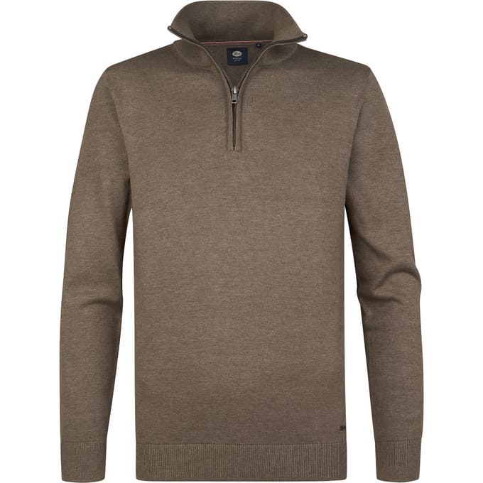 Petrol Industries men knitwear collar m-ros-kwc202 6174 mossy