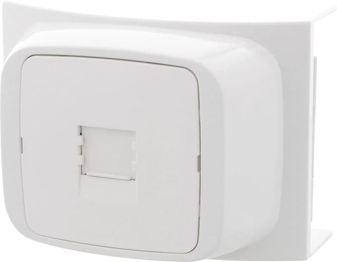 Attema K40 contactdoos – telefoon – 4–polig – RJ45 – polarwit