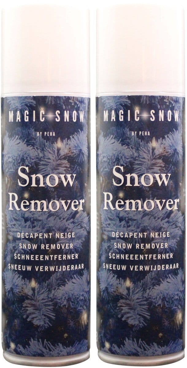 Peha sneeuw remover/verwijderaar - 2x - spray - 125 ml