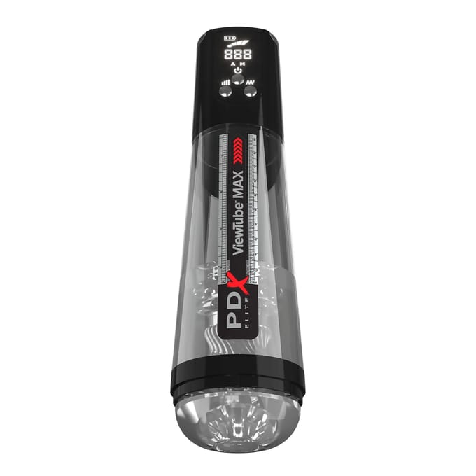 Pipedream - PDX Elite ViewTube MAX View - Transparant/Zwart