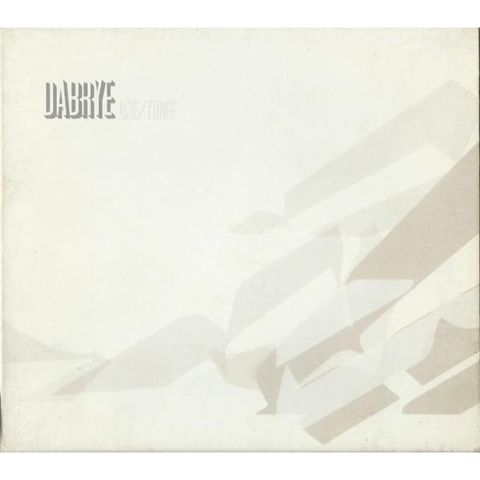CD DABRYE - One Three GI2 Ghostly Interna 2001 Japan Dans & Electronica Gebruikt beige