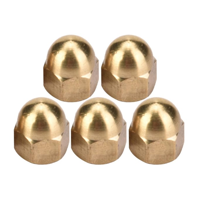 Kit d'écrous borgnes en laiton, ensemble d'écrous hexagonaux à tête bombée, fixations pour véhicules (M6, 20 pièces)