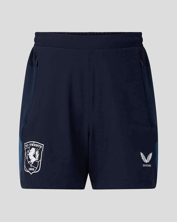Fc Twente Training 26/27 Spelers Short Met Zakken - Junior - Marineblauw