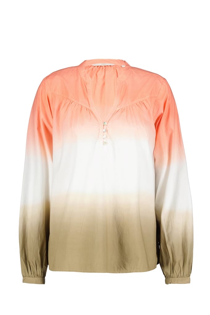 Blouse Nelsi dip dye Neon orange
