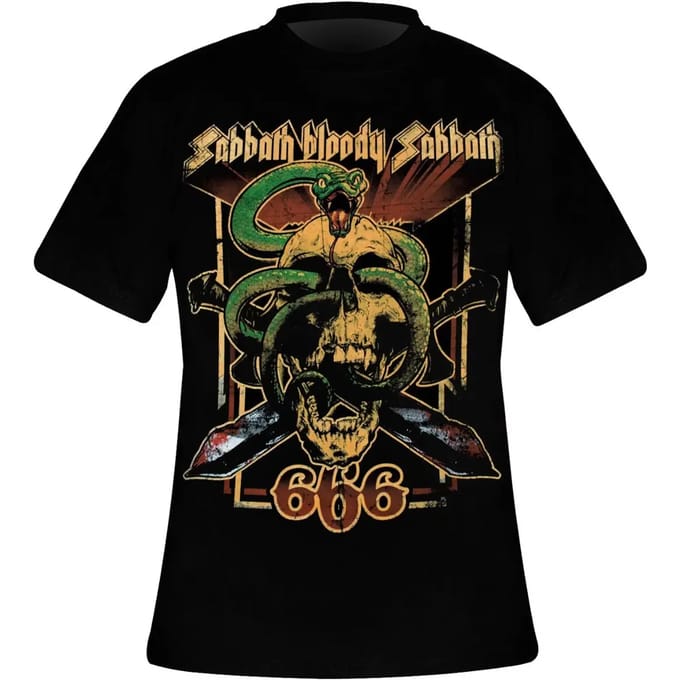 Black Sabbath - Bloody Sabbath 666 Heren Tshirt - XL - Zwart