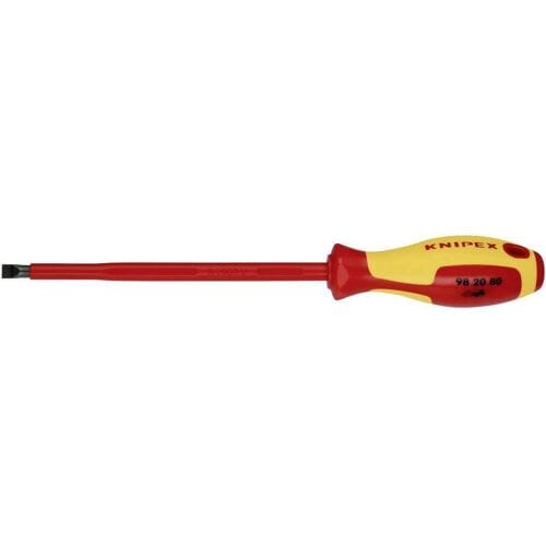 Knipex VDE VDE Platte schroevendraaier Kopbreedte: 8 mm Koplengte: 175 mm DIN EN 60900