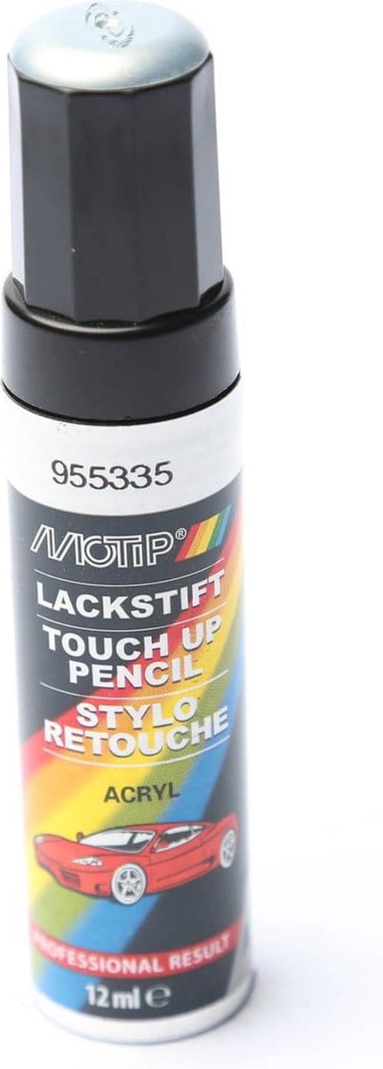 Motip 955335 - Auto lakstift - Zilver Metallic - 12 ml