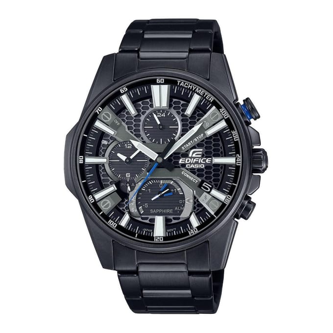 Casio Edifice EQB-1200DC-1AER Horloge - Staal - Zwart - Ø 42 mm