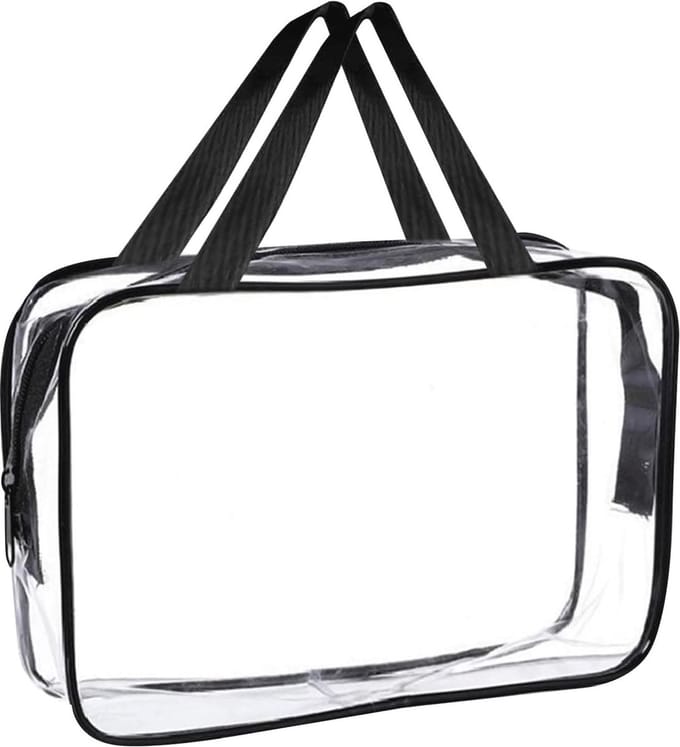 Grote Waterdichte Transparante Toilettas - Duidelijke Make-uptas voor Reisaccessoires
