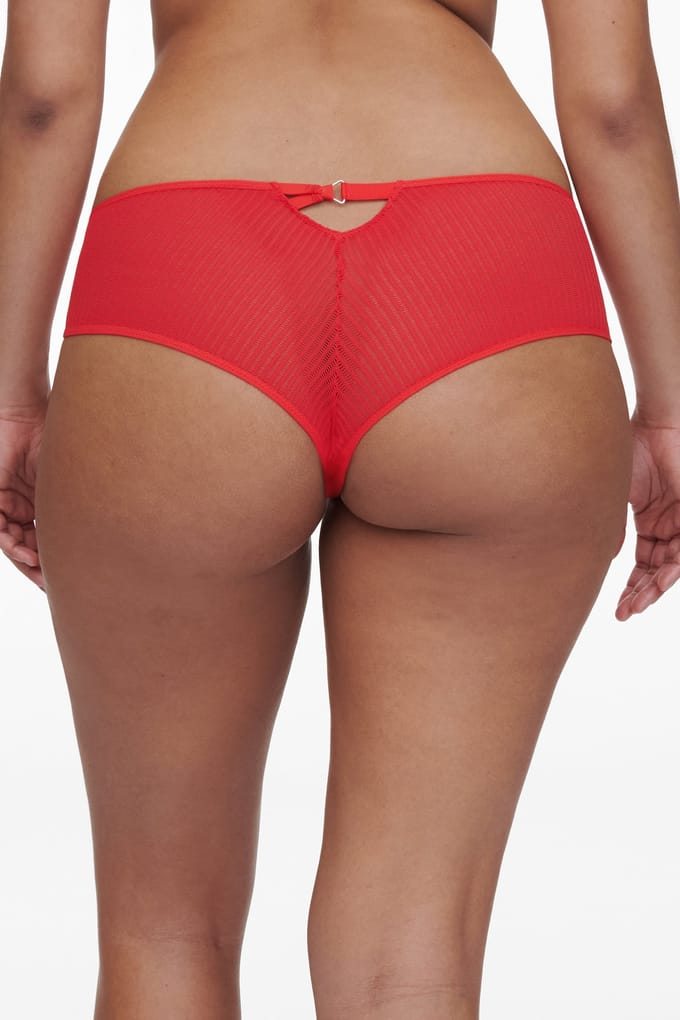 Chantelle Co Bo. Shorty Revealing Std W. Red Cocktail Multico Größe: 40 | Unterhosen Outlet | Damen | Rot