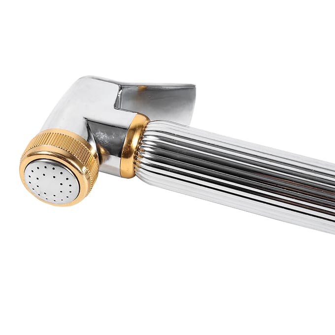 Bidet Laiton Salle de Bain Douchette WC Pulvérisateur Pommeau de Douche Gicleur white
