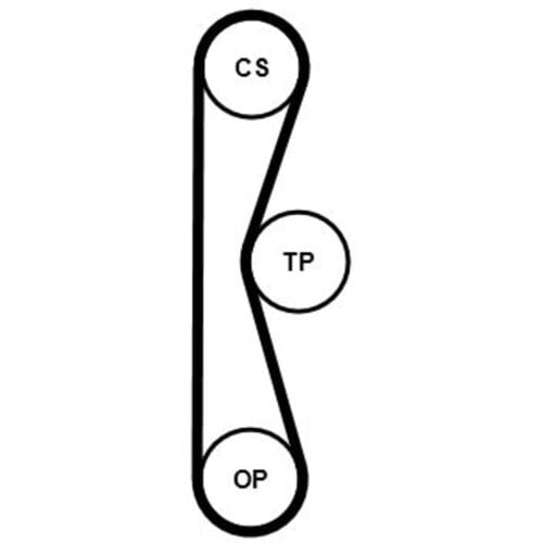 Getande riem CONTINENTAL CTAM CT1262