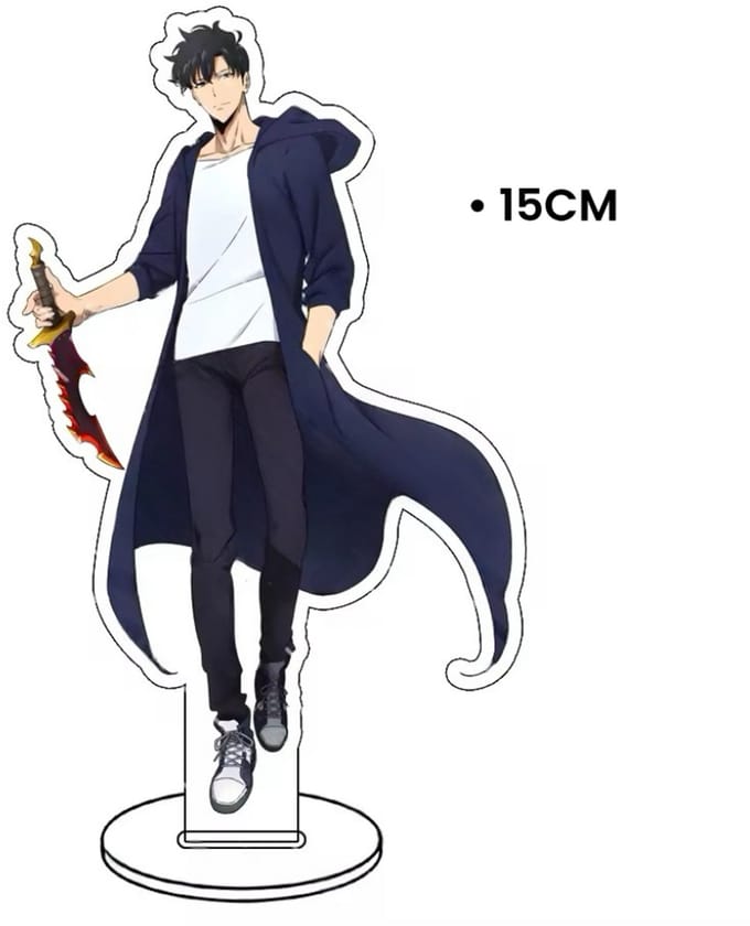 Sung Jin-Woo | Solo Leveling | Hunter | Shadow Monarch | Anime | Manhwa | Protagonist | S-Rank | Dungeon | Level-Up | Standee