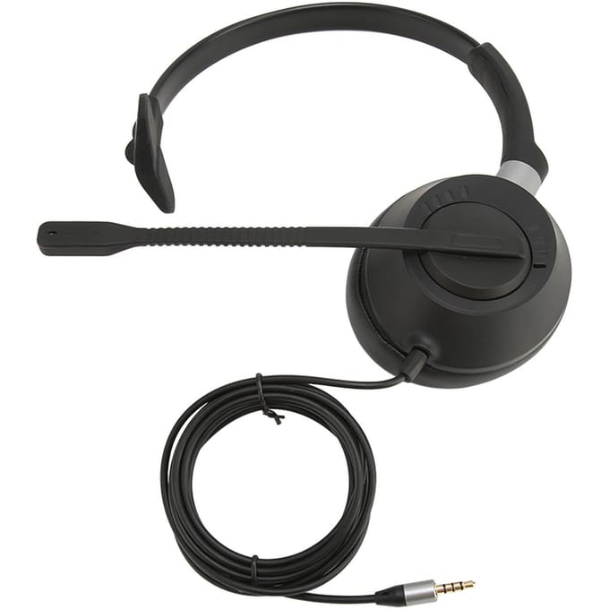 X6S 3.5 Telefoonheadset ENC Actieve Ruisonderdrukking Enkeloorig PC-hoofdtelefoon voor Klantenservice