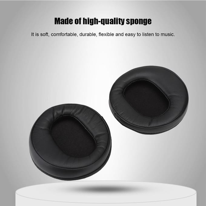 Coussinets d'oreille de remplacement pour casque DENON AH-D2000 D5000 D7000 black