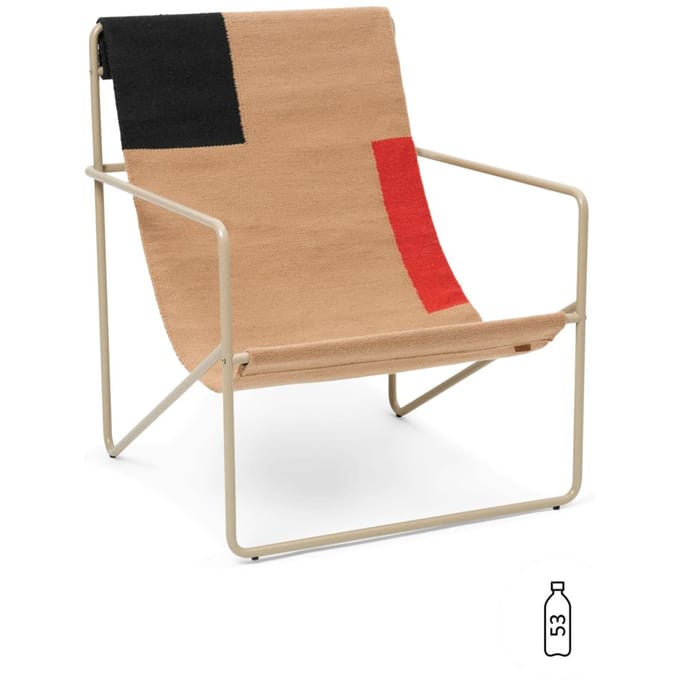 Ferm Living Desert Stoel - cashmere - Block