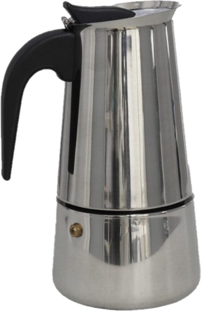 Gerimport Cafetière 2,3 Liter 20 X 12 Cm Staal Zilver
