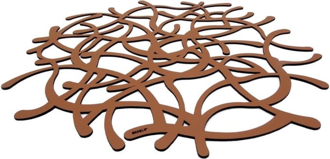 NOOBLU Deco onderlegger TUMBL - Cognac - Diameter: 30 cm