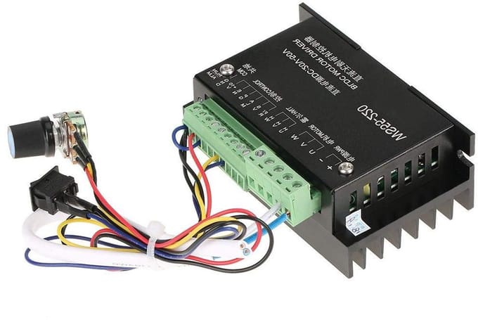 BLDC Motor Controller - Spindel Controller - Machines Aansturen - Hoge Snelheid - 48V 500W - Zwart