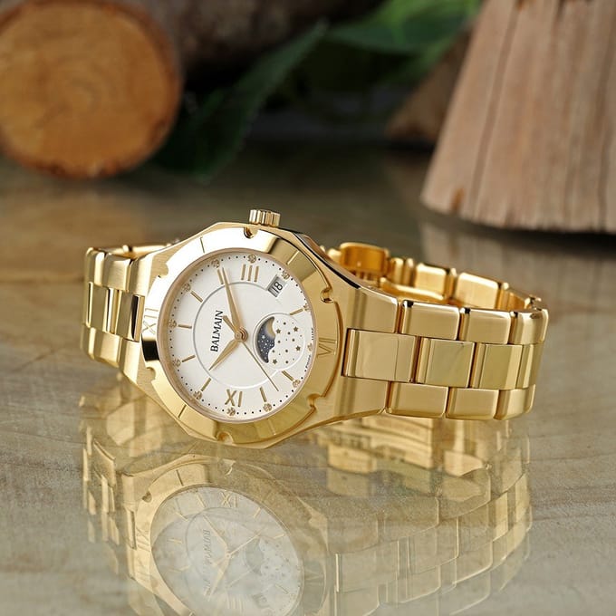 Balmain Be B4590.33.22 Be Balmain Moonphase Horloge