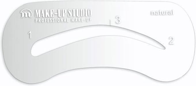 Make Up Studio Brow Stencil Wenkbrauwsjabloon - Natural