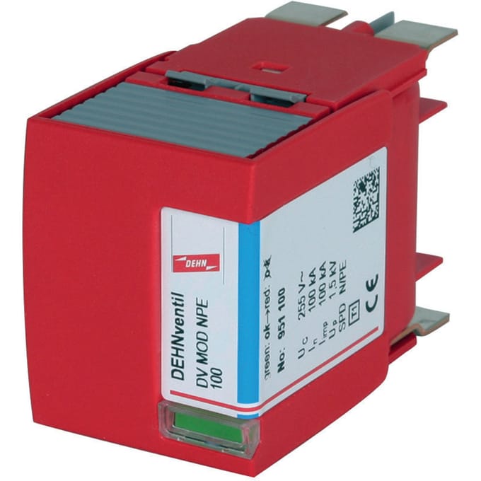 Dehn N-PE vonkbrug-gebaseerde beschermingsmodule type 1+2 voor Dehnventil - 951100